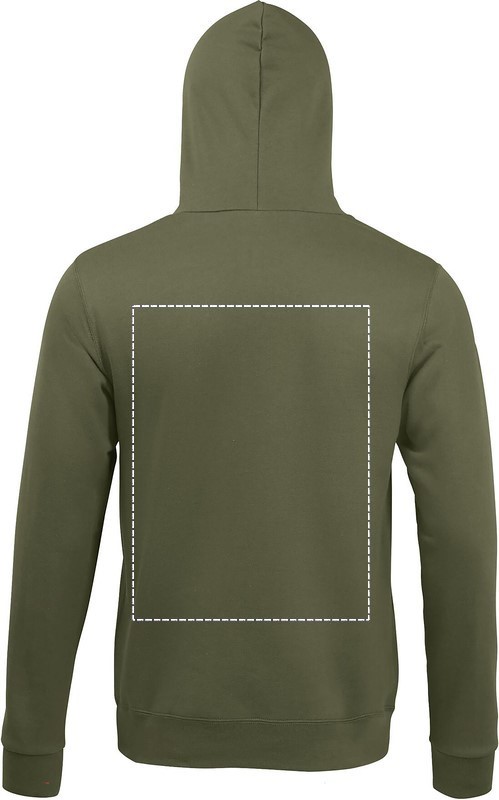 SNAKE HOOD SWEATER 280g back ar