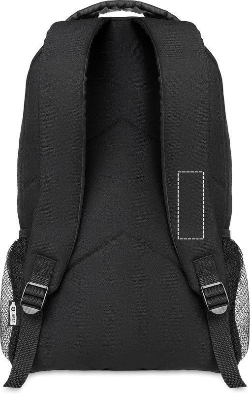 Zaino in RPET 600D shoulder strap left 03