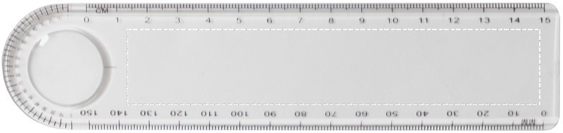 Righello (15 cm) trasparente top dl 22