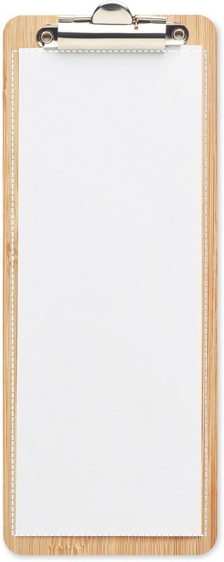 Cartellina per appunti in bambo front inlay 40