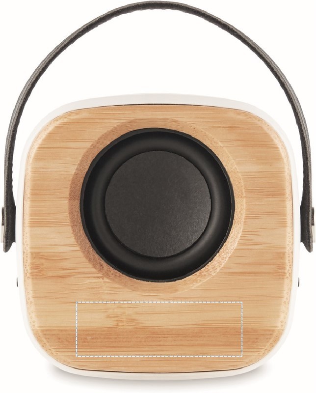 Speaker 3W in bamboo front 06