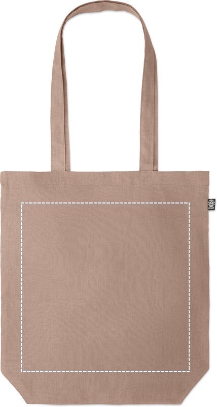 Shopper in 100% canapa front 01