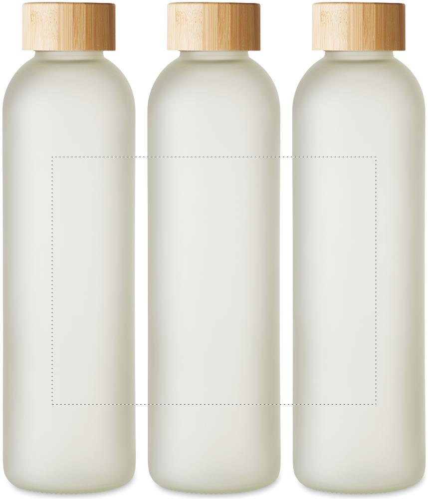 Bottiglia in vetro da 650ml roundscreen 26