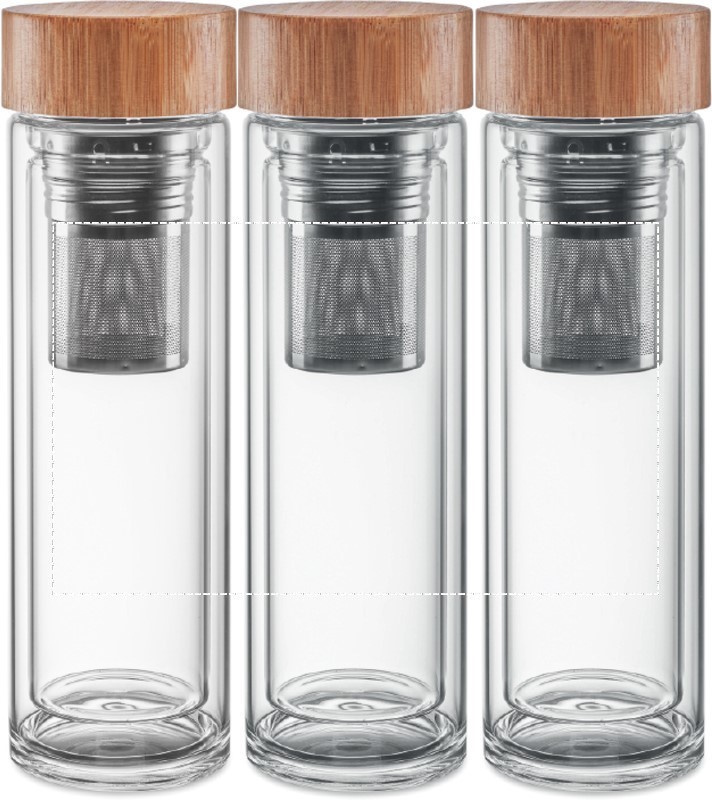 Bottiglia in vetro 420ml roundscreen 22