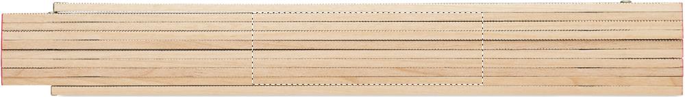 Righello da falegname in legno front 40