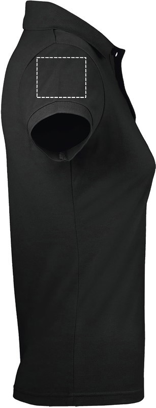 PRIME WOMEN POLO 200g arm right bk