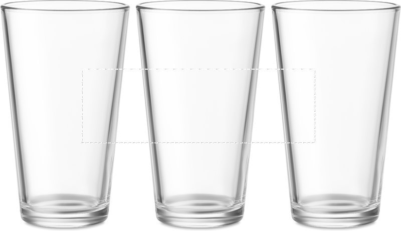 Bicchiere in vetro 470ml roundscreen 22