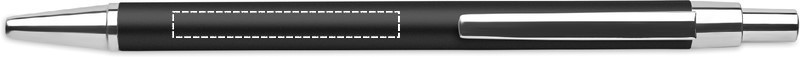 Penna a sfera in alluminio in line with clip 03