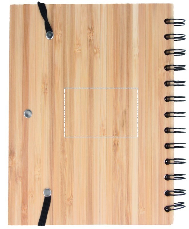 Notebook in bamboo con penna back 40