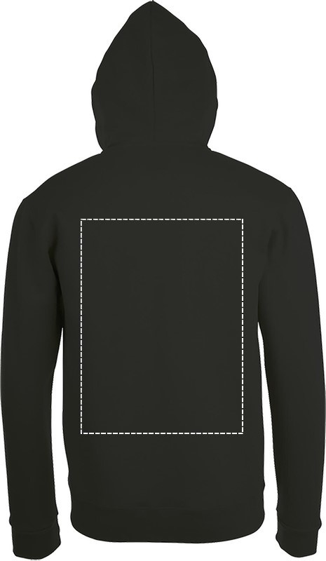 STONE UNI HOODIE 260g back bk