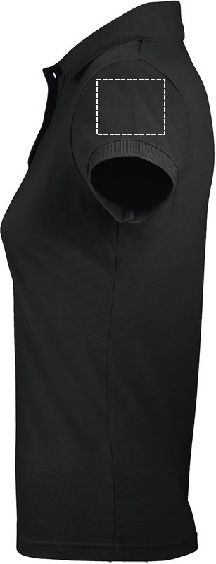 PRIME WOMEN POLO 200g arm left bk