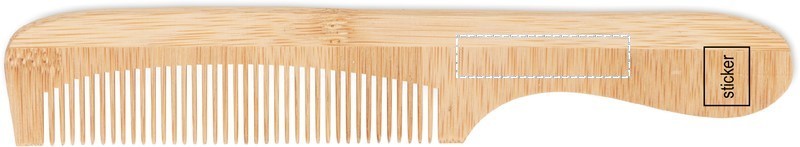 Pettine in bamboo right handed 40