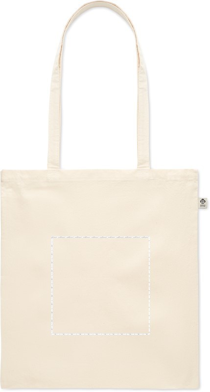 Shopper in cotone biologico embroidery 13