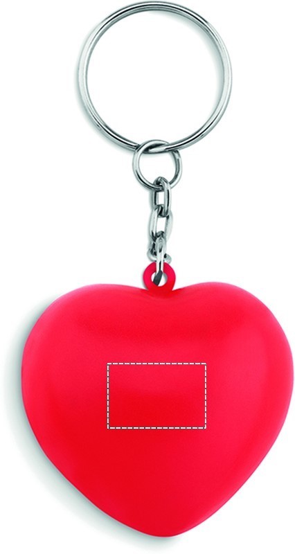 Portachiavi cuore in PU back 05