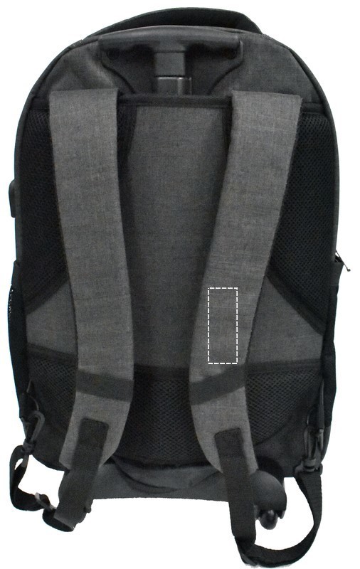 Zaino trolley bicolore shoulder strap right 07