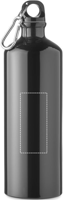 Bottiglia di alluminio 1L front 03