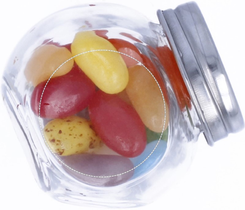 Barattolo vetro con gelatine left side dl 99