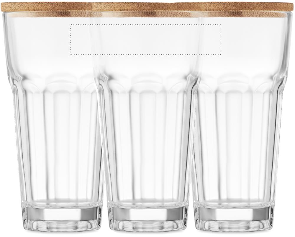 Bicchiere con tappo in bamboo roundscreen 22