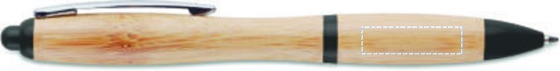 Penna a sfera in ABS e bamboo barrel left handed 03