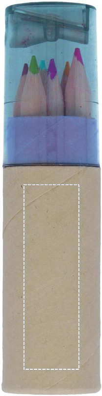 Set 6 matite colorate carton back 23