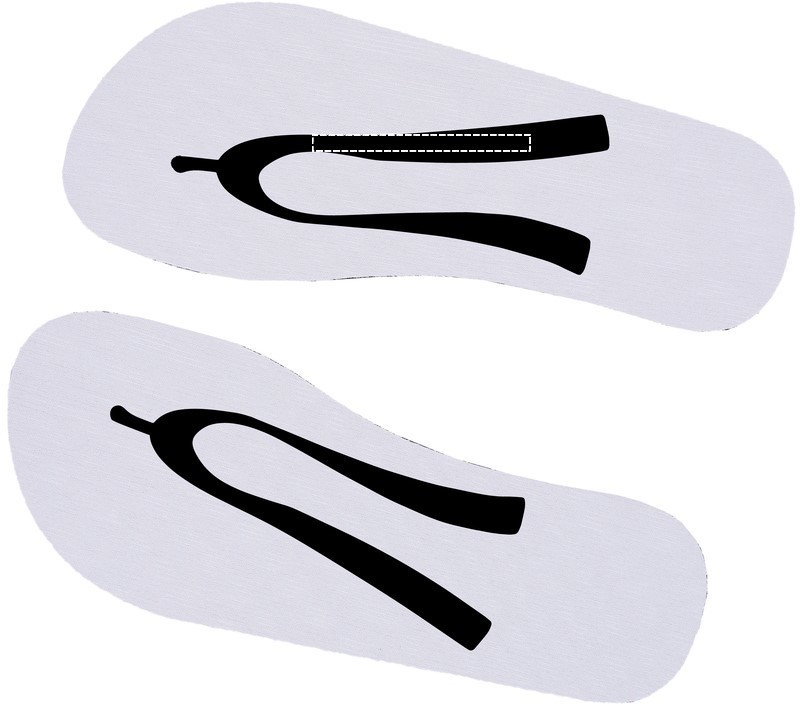 Infradito per sublimazione M right pad 03