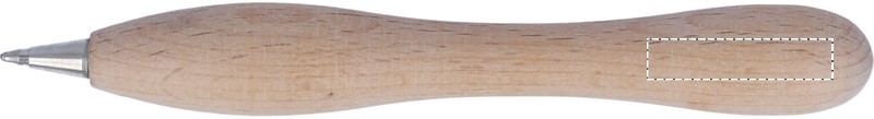 Penna a sfera in legno pen upper part 40