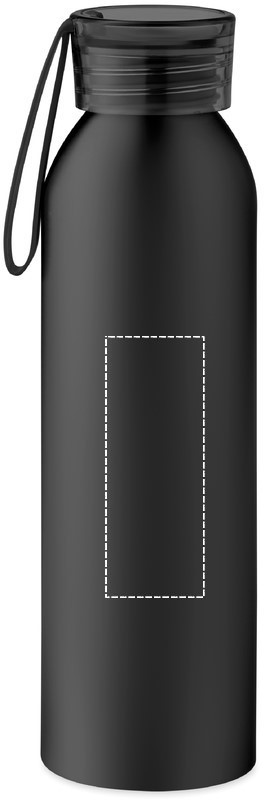Bottiglia di alluminio 600ml back 03