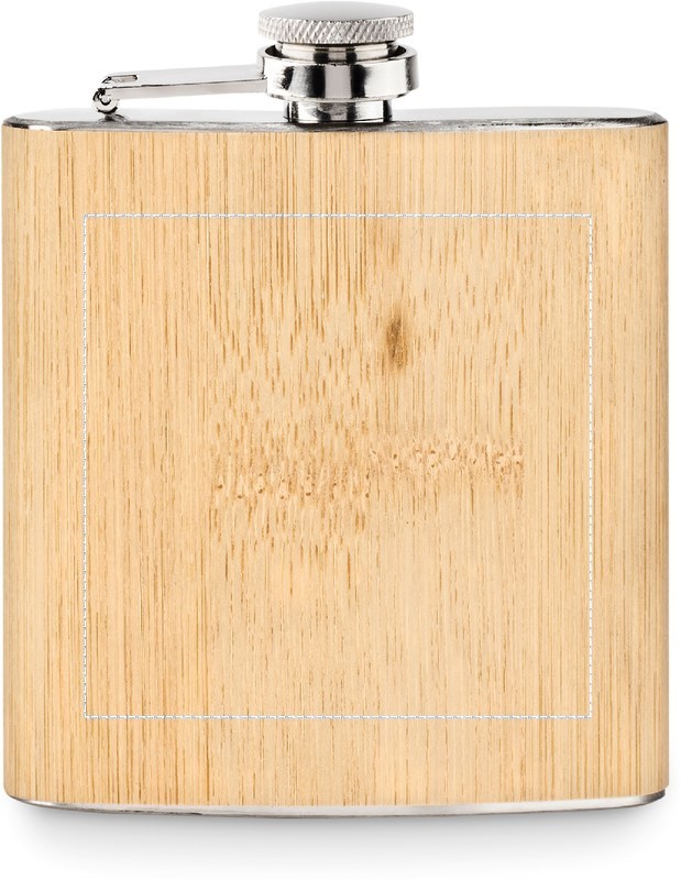 Fiaschetta in bamboo 175ml front laser 13