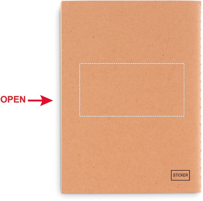 Notebook A6 in carta back pad 13