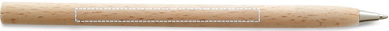 Penna a sfera in legno barrel left handed 40