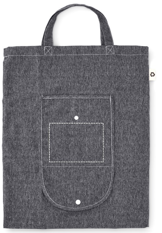 Shopper pieghevole 140 gr/m²  front bag unfolded 03