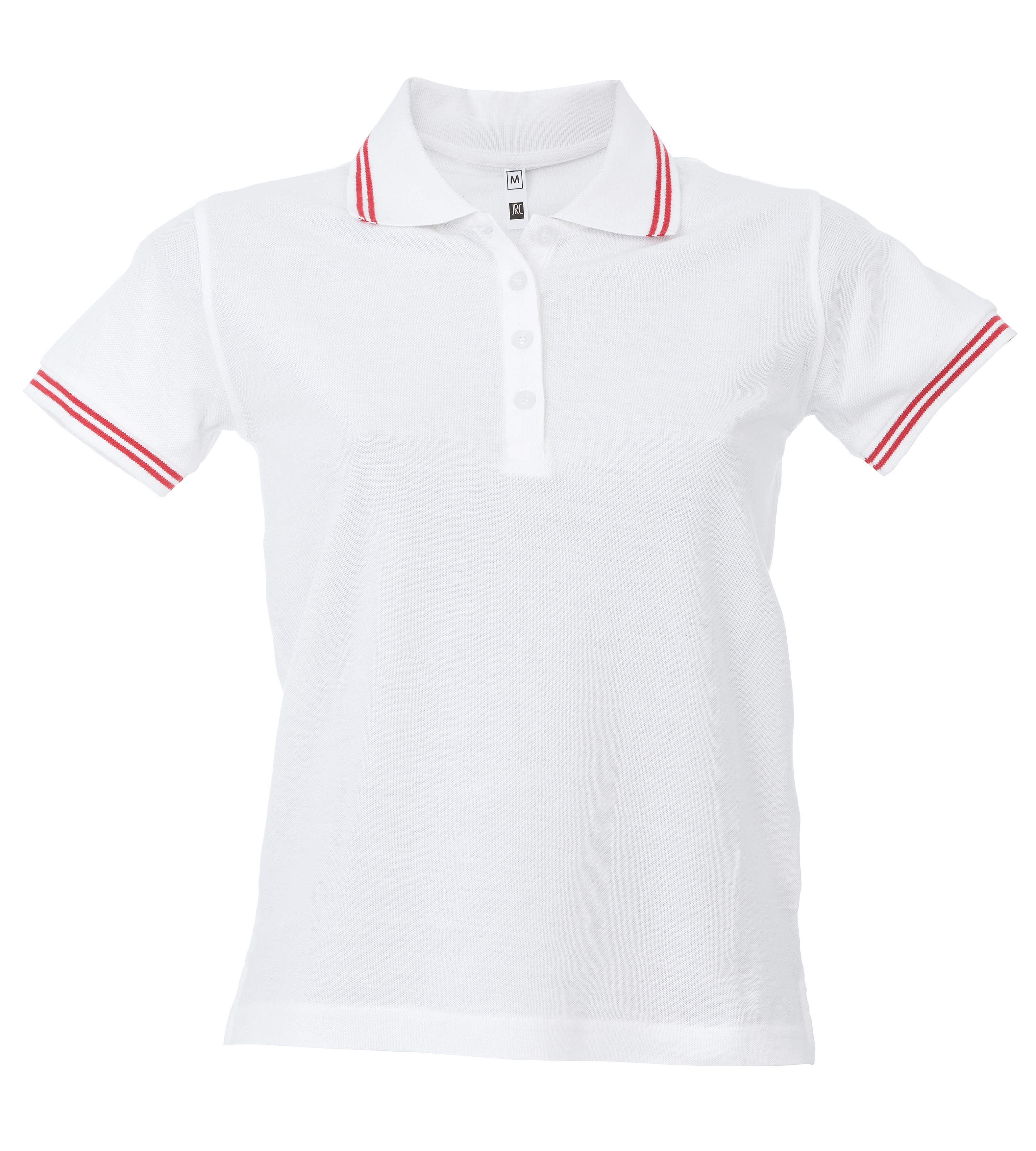 Paris Lady polo shirt WHITE/RED