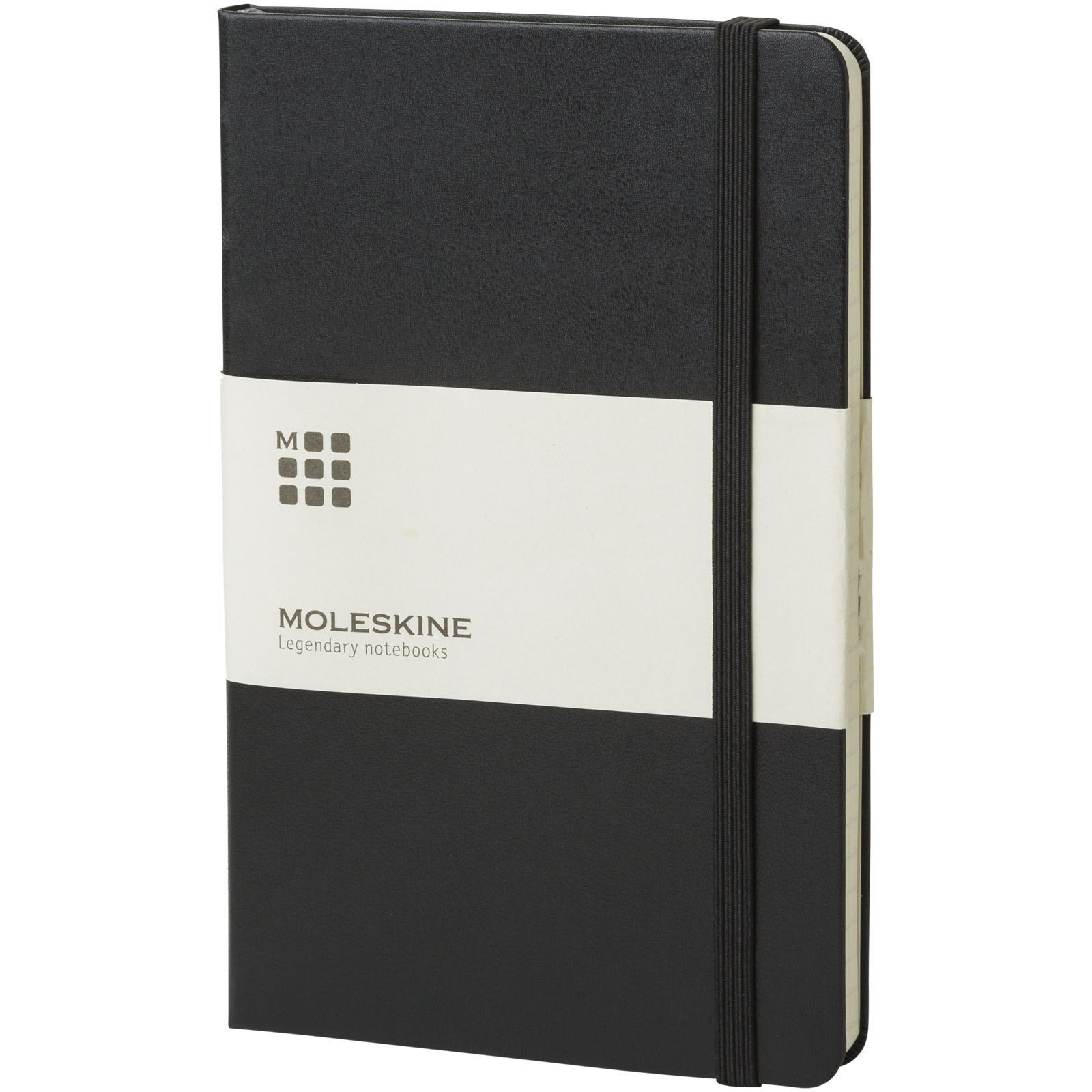 Blocco note con copertina rigida - a righe Moleskine Classic L Nero