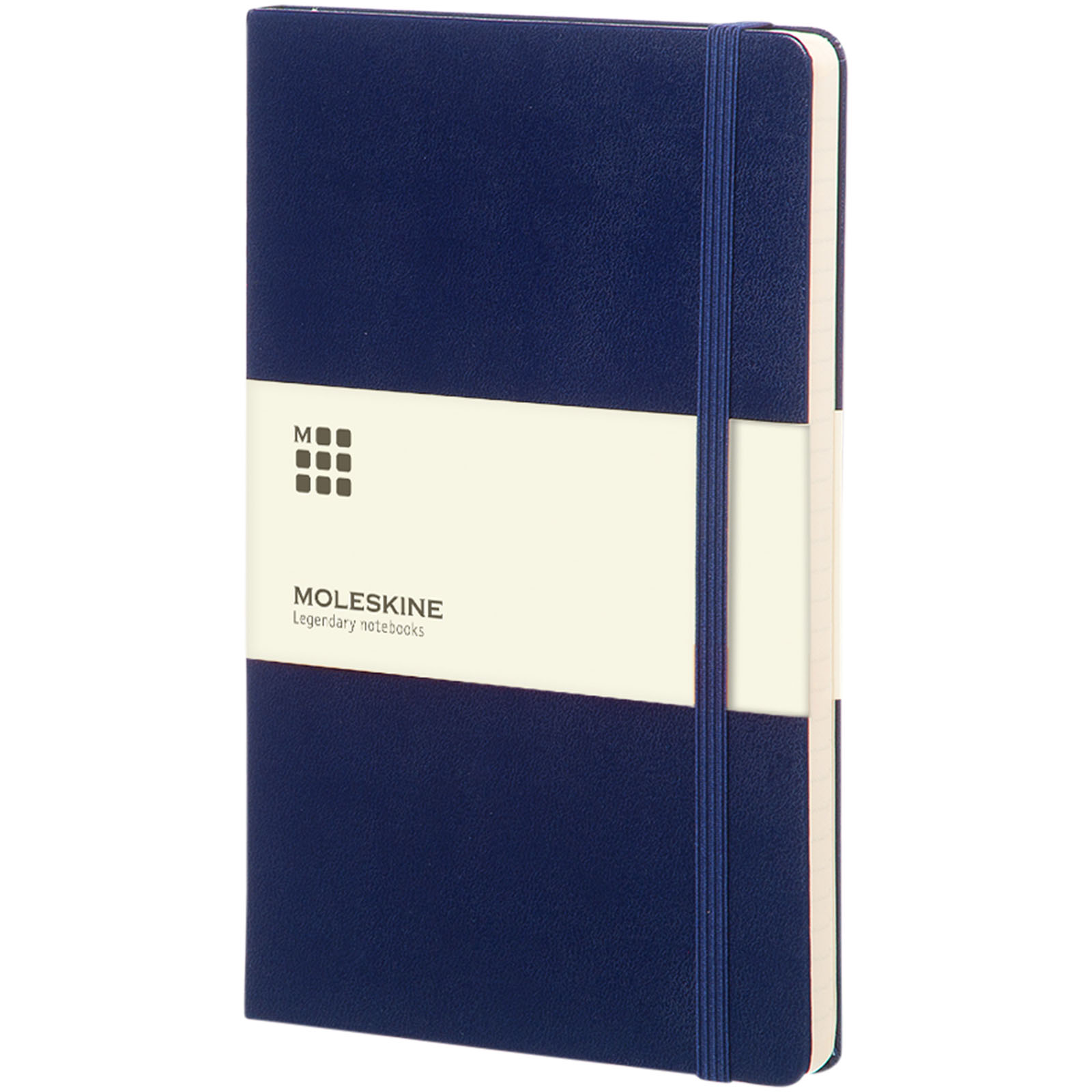 Blocco note con copertina rigida - a righe Moleskine Classic L Blu di Prussia