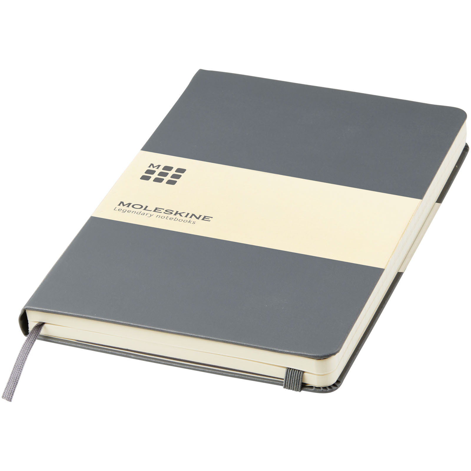 Blocco note con copertina rigida - a righe Moleskine Classic L Grigio Ardesia