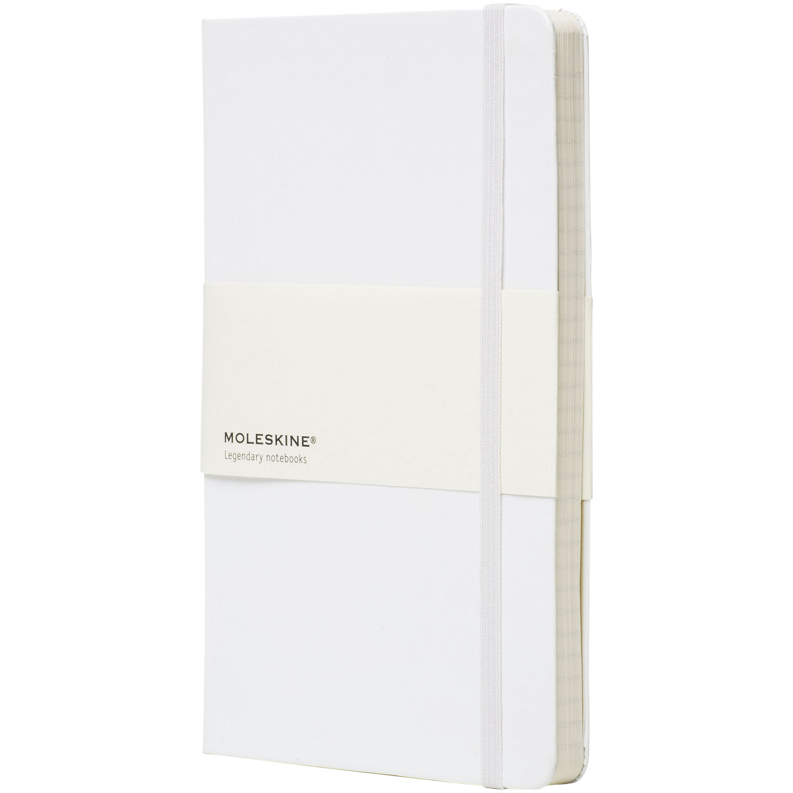 Hardcover notepad - ruled Moleskine Classic L White