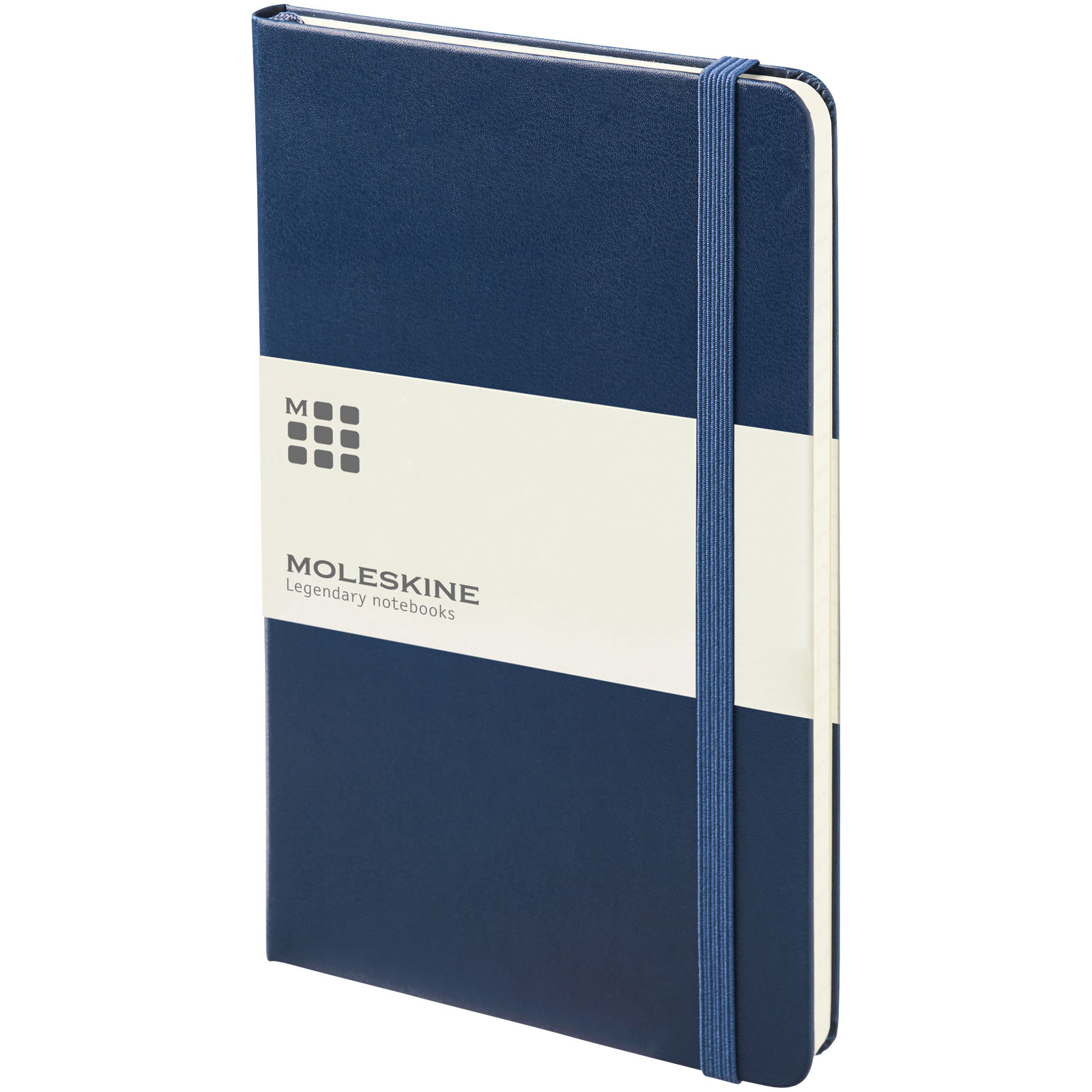 Blocco note con copertina rigida - a righe Moleskine Classic L Zaffiro