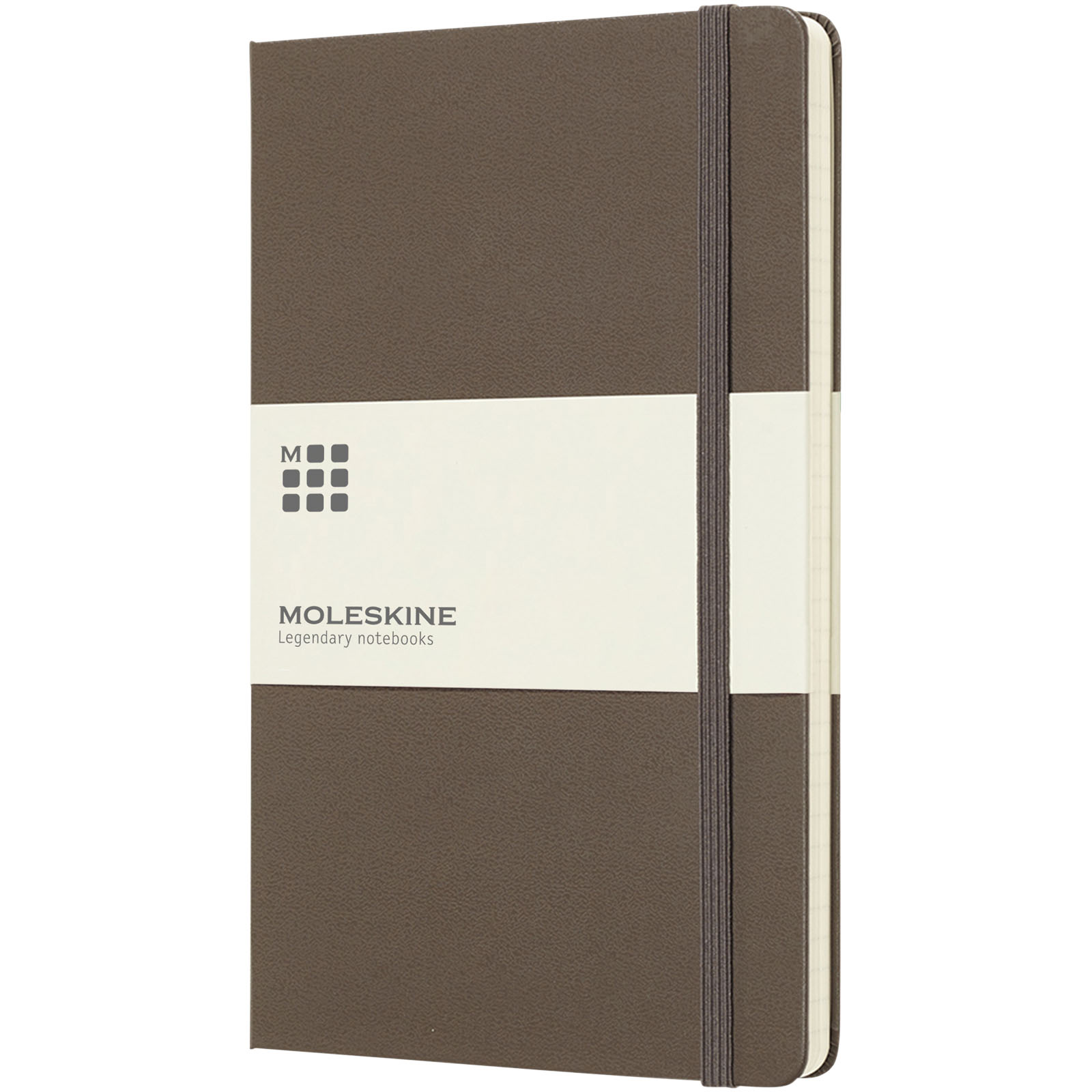 Blocco note con copertina rigida - a righe Moleskine Classic L Marrone Terra