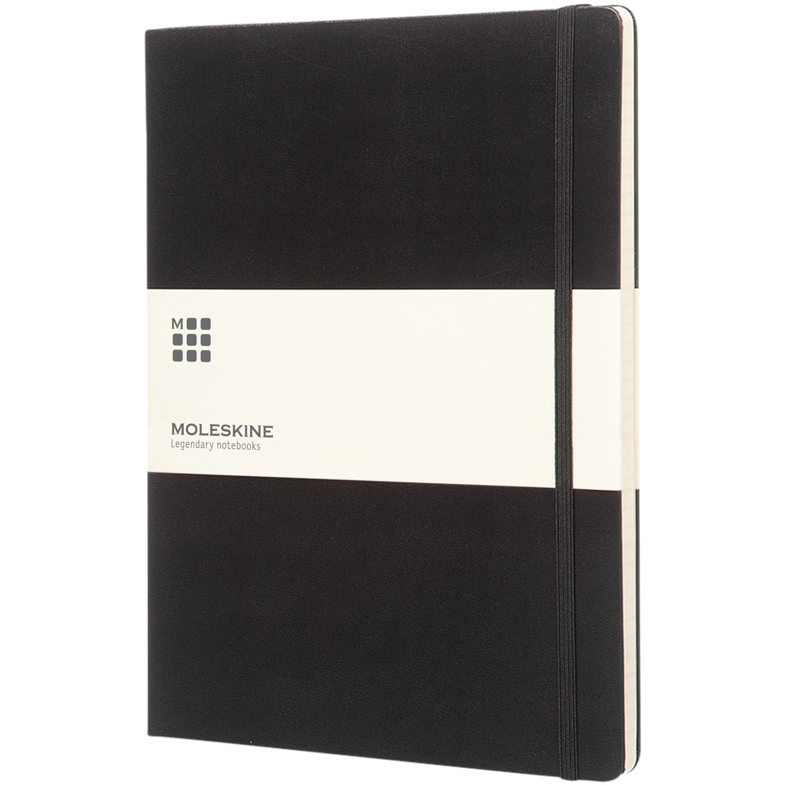 Blocco note con copertina rigida - a righe Moleskine Classic XL Nero