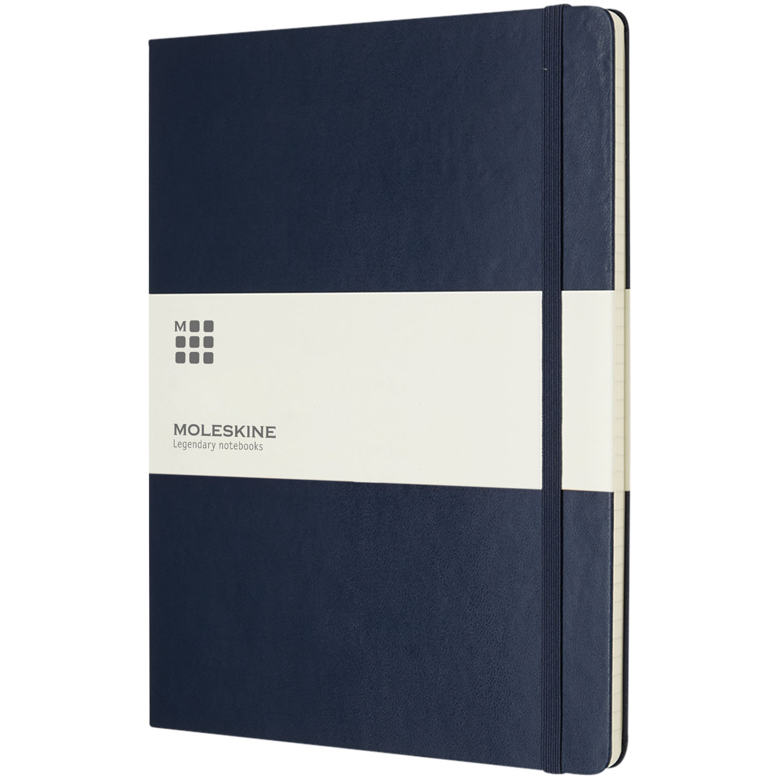 Blocco note con copertina rigida - a righe Moleskine Classic XL Zaffiro