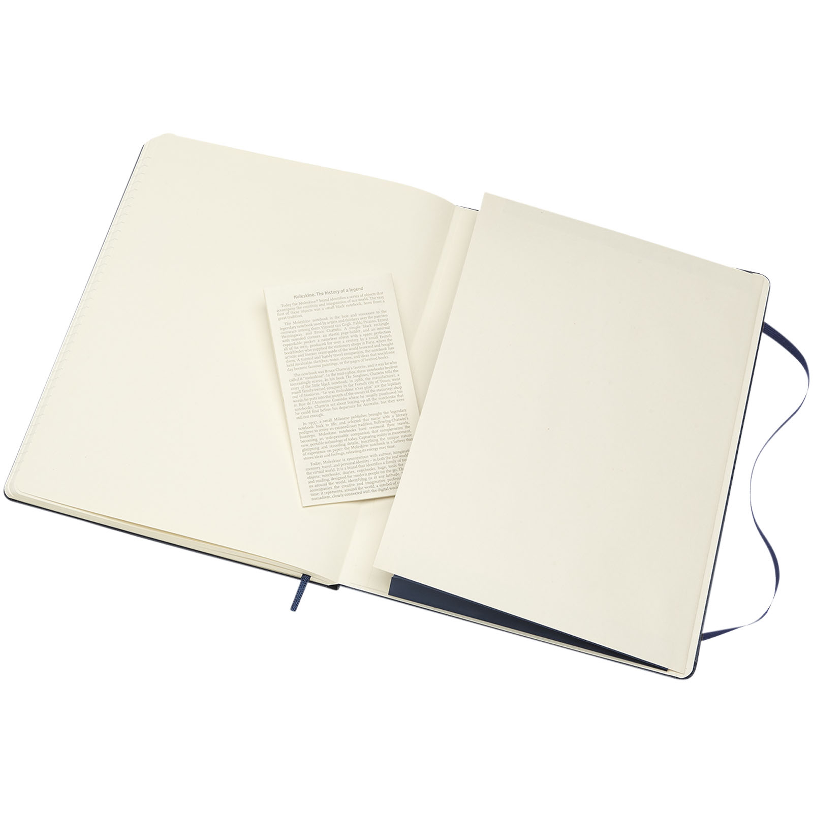 Blocco note con copertina rigida - a righe Moleskine Classic XL Zaffiro