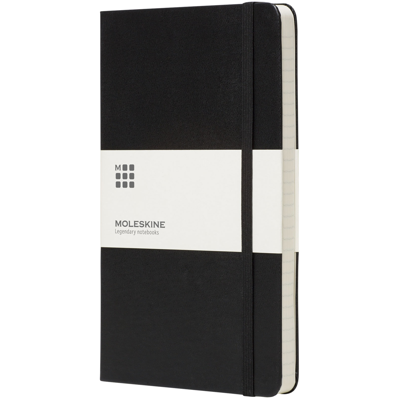 Blocco note con copertina rigida - a righe Moleskine Classic PK Nero