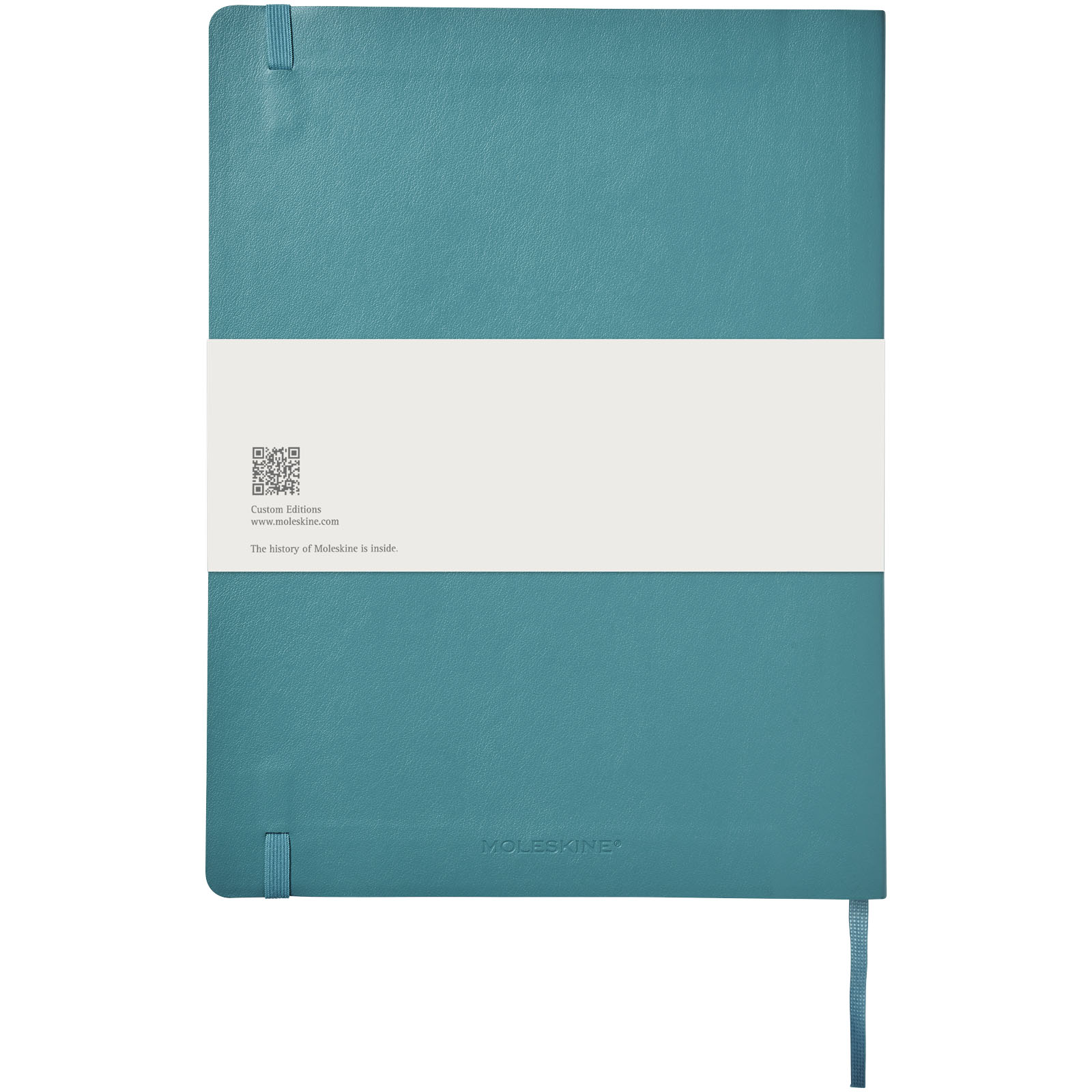 Blocco note con copertina morbida - a righe Moleskine Classic XL Blu Corallo