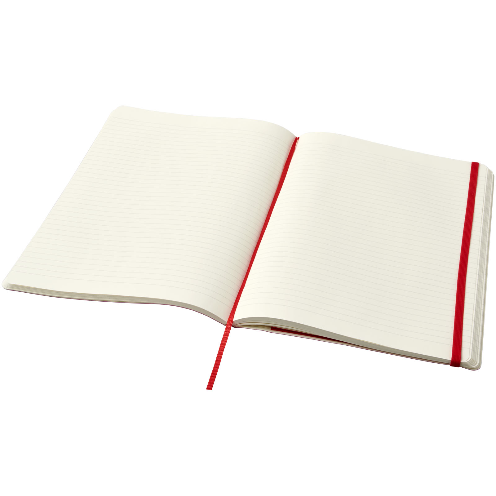 Blocco note con copertina morbida - a righe Moleskine Classic XL Scarlatto