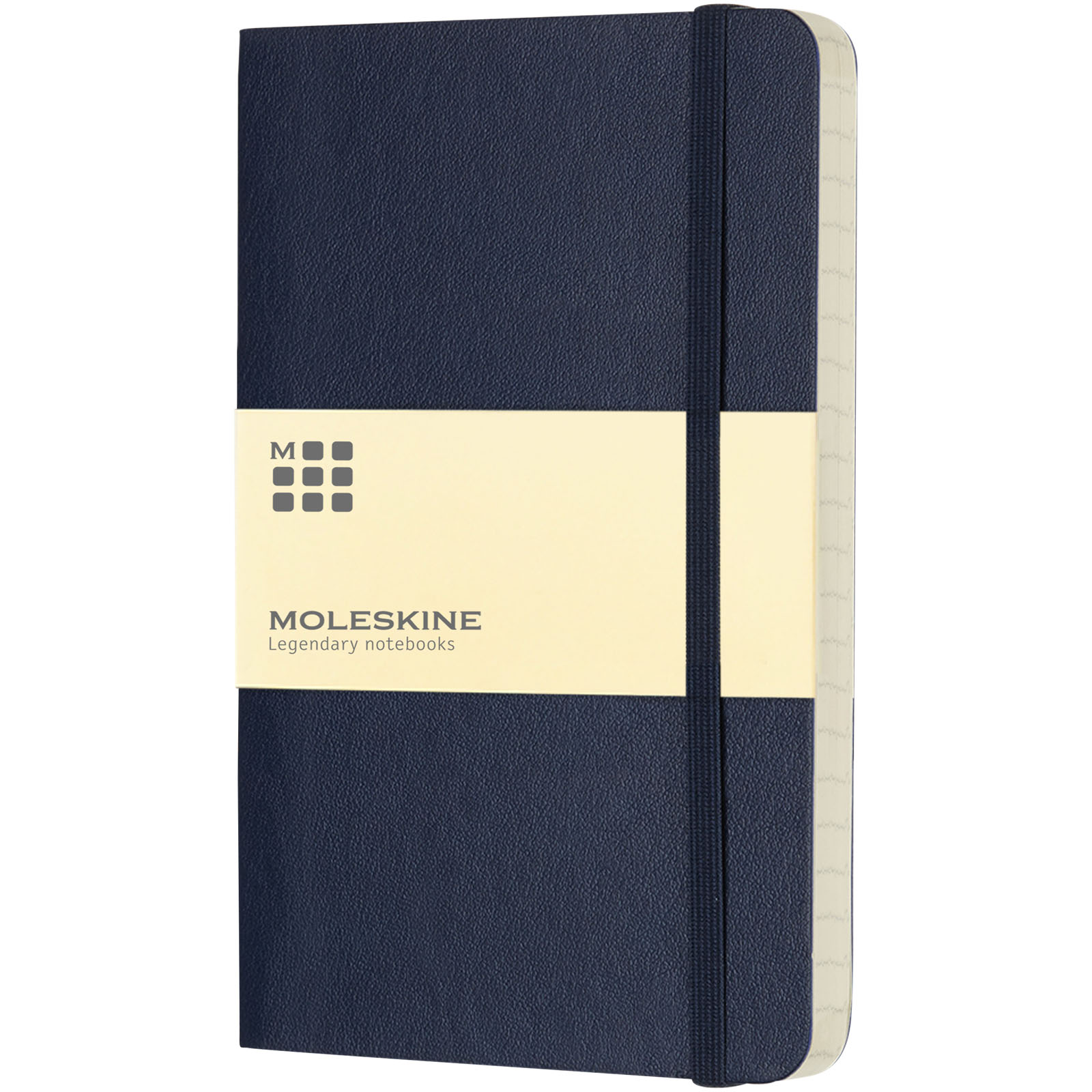 Blocco note con copertina morbida - a righe Moleskine Classic PK Zaffiro