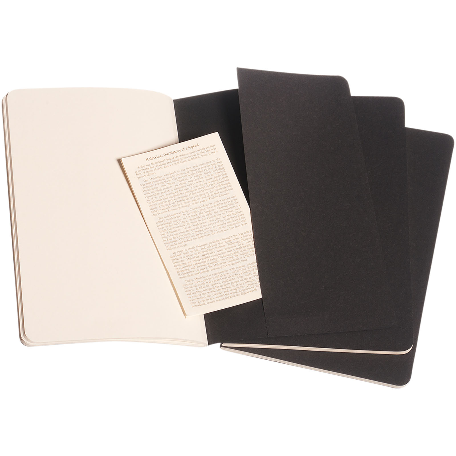 Taccuino - pagine bianche Moleskine Cahier L Nero