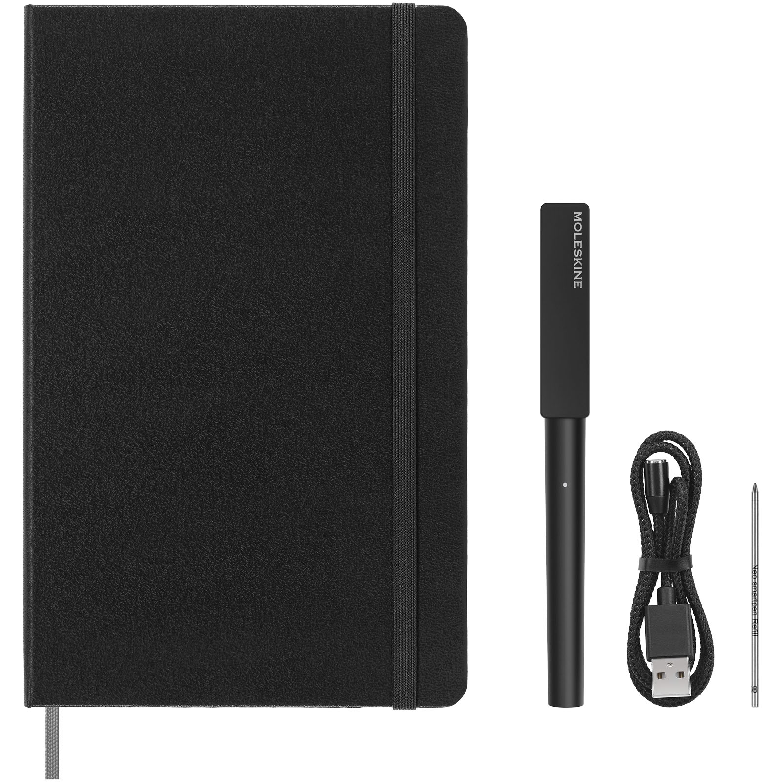 Set per scrittura Smart 2.0 Moleskine Nero
