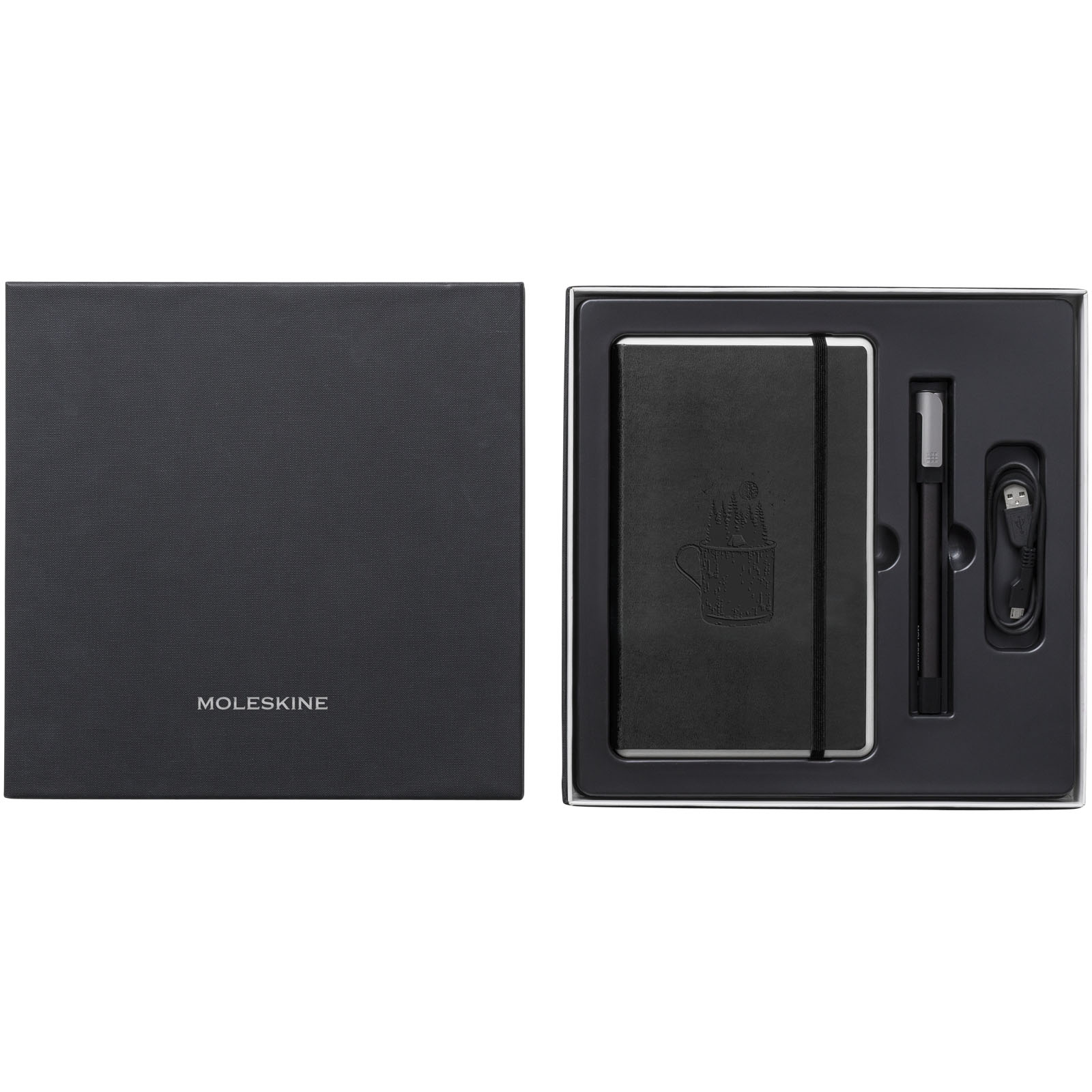 Set per scrittura Smart 2.0 Moleskine Nero