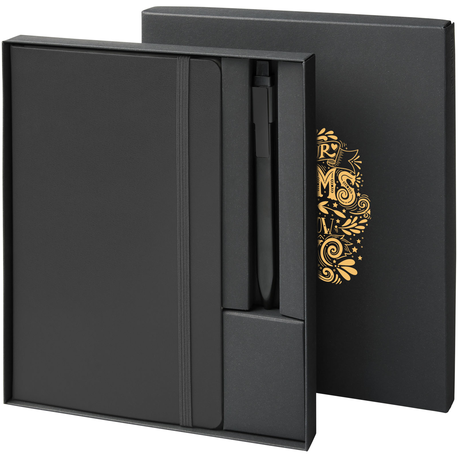 Set regalo con blocco note e penna Moleskine Nero