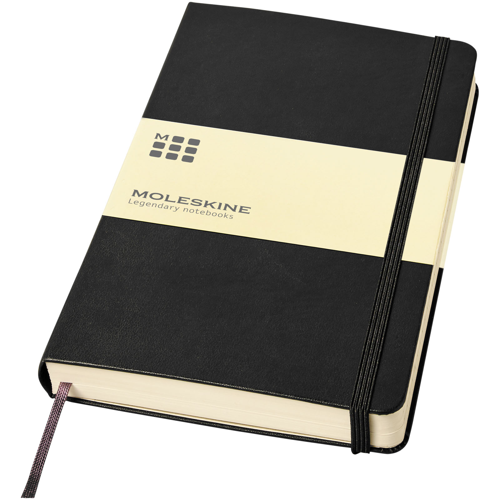 Blocco note con copertina rigida - a righe Moleskine Classic Expanded L Nero